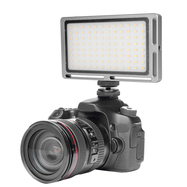 AFI LR-11 Thin Dimmable LED Video Light LED Display with Battery on Camera DSLR Photography Lighting Fill Light