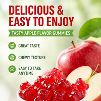 Gummies au vinaigre de cidre de pomme OEM Source Factory, utilisées pour soutenir le métabolisme, la gestion du poids et la détoxification du corps.
