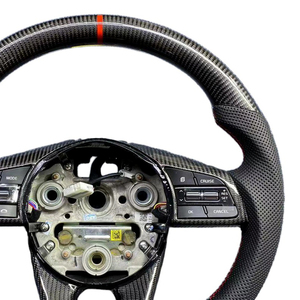 Volante Deportivo de Fibra de Carbono Real Personalizado YTcarbon para <span class=keywords><strong>Xceed</strong></span> GT, Accesorios Interiores para Auto - Product Image 5