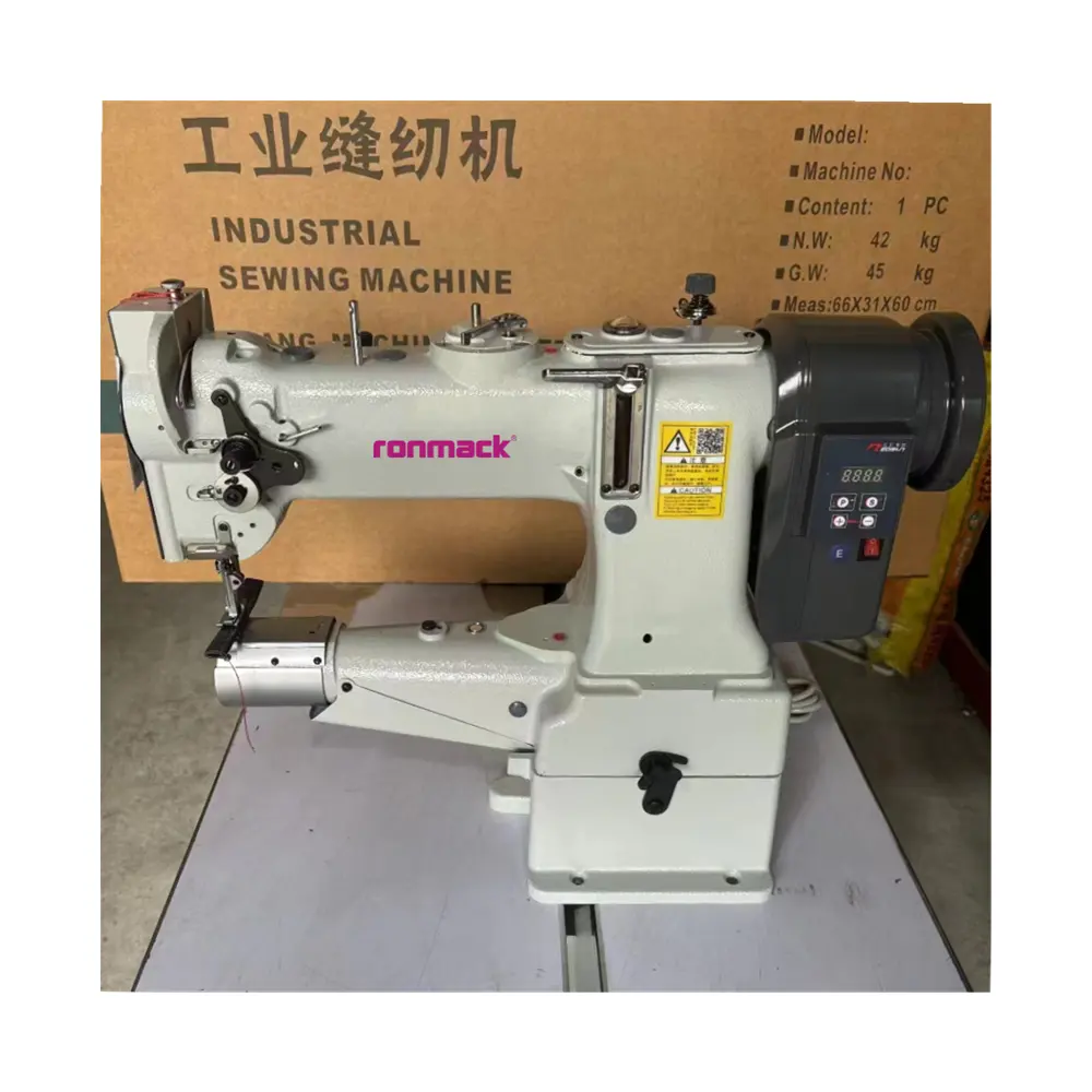 RONMACK RM-8BD Cylinder Bed Only Direct Drive Single Needle Compound Feed Lockstitch Machine