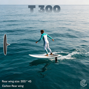 Estabilizador Trasero de Hidroala de Carbono Premium Surf Skinny 300 para Surf Prone, Wing Foil, SUP y Efoil: Deslizamiento Suave y Estabilidad en Curvas - Product Image 1