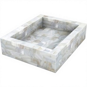 Porte-savon moderne en matériau naturel 100% écologique, étanche, avec drainage facile, élégant pour salle de bain - Product Image 1