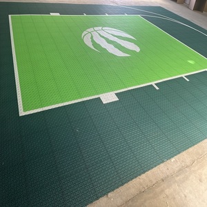 Superficie para Cancha de Baloncesto de 20x20 Pies para Patio Trasero en una Variedad de Colores, Personalizable con el Logotipo de <span class=keywords><strong>Jordan</strong></span> o el de tu Equipo Favorito - Product Image 6
