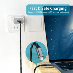 <span class=keywords><strong>C</strong></span>âble de données Thunderbolt 4 de haute qualité avec un débit de transmission de 40 Gbps et une charge rapide PD 100W 8K, <span class=keywords><strong>c</strong></span>âbles Thunderbolt de type <span class=keywords><strong>C</strong></span> - Product Image 5