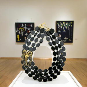 Gioielli ortodossi realizzati in lega Collana di perline placcata oro <span class=keywords><strong>alla</strong></span> <span class=keywords><strong>moda</strong></span> con spilla <span class=keywords><strong>pizzetto</strong></span> - Product Image 6