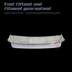 Alerón trasero de fibra de vidrio para Toyota Corolla AE86 Trueno Hatch TR Type, sin pintar, compatible con modelos 1984-1987. - Product Image 5