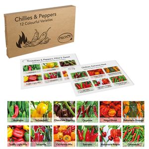 Lot de 12 pièces de piments et poivrons pour la plantation de la cuisine à domicile et un cadeau spécial pour les jardiniers - Product Image 3