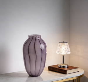 RYLAVA Juego <span class=keywords><strong>de</strong></span> <span class=keywords><strong>Jarrones</strong></span> <span class=keywords><strong>de</strong></span> Vidrio Elegantes <span class=keywords><strong>con</strong></span> Rayas Púrpuras, Jarrón Moderno Hecho a Mano para Arreglos Florales, Decoración para el Hogar, Sala <span class=keywords><strong>de</strong></span> Estar, Bodas - Product Image 3