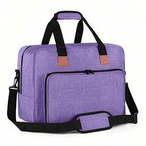 Sac de transport pour <span class=keywords><strong>machine</strong></span> à <span class=keywords><strong>coudre</strong></span> portable, grande capacité, <span class=keywords><strong>simple</strong></span>, durable, imperméable, couleur unie, fermeture éclair, pour voyage en extérieur - Product Image 6