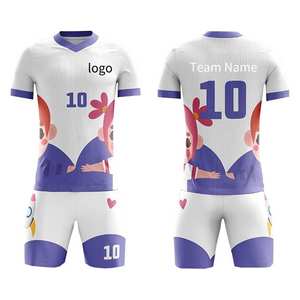 サッカートレーニングキットOEMフットボルウェアカスタムサッカーチームスポーツウェアシャツ付きショーツセット - Product Image 2