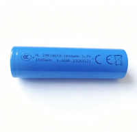 Brandneue A-Klasse 18650 1800mAh 3,7V Zylindrische Lithium-Ionen-Batterie -15~65 Betriebstemperatur Speziell für