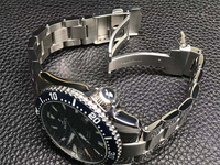 Montre de plongée automatique 200M étanche NH35 mouvement automatique verre saphir montre de plongée à dos massif pour hommes