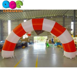 Arco de dulces para decoración de patio, Candy Cane Chocolates, arco inflable de Navidad - Product Image 4