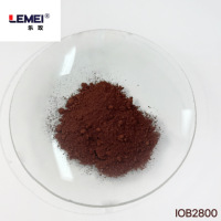 Pigment inorganique brun 2800 d'oxyde de fer direct d'usine de haute qualité pour la construction de revêtements Autre pigment plastique d'oxyde ferrique