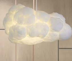 Lampe suspendue romantique en forme de nuage LED E27, luminaire APCITL, décoration intérieure pour salon, chambre à coucher, <span class=keywords><strong>suspension</strong></span>, lustre - Product Image 4