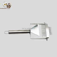 Fourche à désoperculer réglable en acier inoxydable Honey Keeper, coupe-cire double aiguille, outil multifonctionnel pour apiculteur
