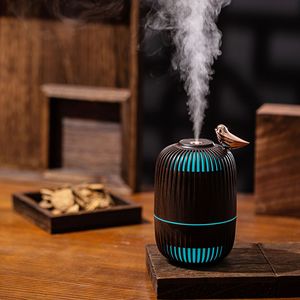 Mejor venta al por mayor lámpara de mesa ultrasónica luz nocturna humidificador silencioso aceite esencial 3-en-1 difusor de Aroma para dormitorio - Product Image 3