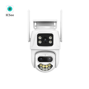 Caméra sans fil ICSee à double objectif 9MP, étanche IP68, surveillance extérieure avec zoom 8X et audio bidirectionnel - Product Image 2
