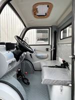 Mobil Van Kargo Mini Listrik Hemat Biaya 2 Kursi dengan Kotak Kargo Panjang 1800mm untuk Perjalanan Kota