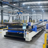 Máquina de Corte Láser de Fibra con Riel de Suelo CORAL de Venta Directa de Fábrica 6000W-30000W Solución de Corte de Metal de Gran Formato