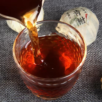 Té Pu'er estilo Court de 2012 con cáscara de mandarina verde, un té que reduce la grasa, adelgaza el abdomen, desintoxica y preserva la salud