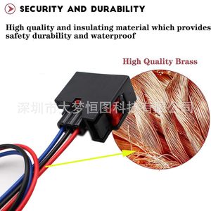 3 Way Rear Taillight Connector 68065016AB Plastic <b>Black</b> For Ram 1500 2011-2014 Pigtail <b>Harness</b> - Product Image 4