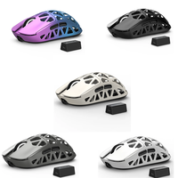 Ratón Inalámbrico para Juegos ATTACK SHARK R2 Tri-Modo, Aleación de Magnesio, Sensor PAW3950, Frecuencia de Sondeo de 8000Hz, Ultraligero de 45g, Ergonómico