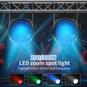 AICPOSE Foco de perfil LED con zoom de 200W 300W, lente Fresnel COB, luces Par para fotografía y bodas - Product Image 5