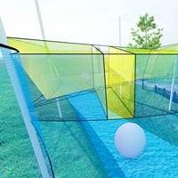 Filet d'escalade multicolore personnalisé pour parc d'aventure, équipement de terrain de jeu pour enfants avec zone de football pour parc d'attractions