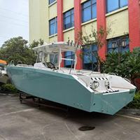 Bateau de pêche ultime en aluminium à coque en V profond de 28 pieds, bateau de pêche sportive en haute mer avec console centrale