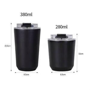 Minimalist 304 Stainless Steel Vacuum Insulated Coffee Thermos <b>Mug</b> High-Value Mini Portable Travel Cup for Car Use - Product Image 5