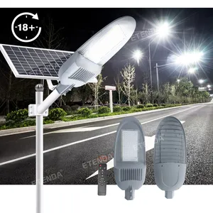 Lampione stradale a Led solare ad alto Lumen a risparmio energetico impermeabile con telecomando 500 Watt