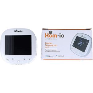 Cronotermostato inteligente Wi-Fi Hom-io con aplicación y control por voz para sistemas de calefacción domésticos - Product Image 1