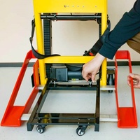 Carretilla Eléctrica Plegable de Alta Resistencia para Subir Escaleras, Silla Elevadora Móvil de Aleación de Aluminio, Suministros de Rehabilitación y Terapia para Sillas de Ruedas