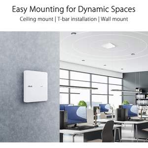 Punto de Acceso WiFi 6 de Doble Banda ExpertWiFi Eba63 Ax3000 con PoE para Negocios, Juegos y Uso Doméstico, Color Blanco - Product Image 2