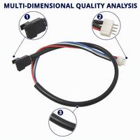 Rangkaian Kabel Harness Listrik Tembaga Kustom PVC/Nylon untuk Konektor Adaptor Elektronik Otomotif 2-Pin/4-Pin OEM