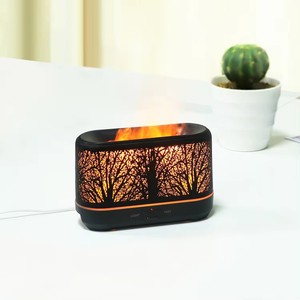 Metal Flame Diffuser Humidifier 3D Aroma Aromatheropy Flame <strong>Humidified</strong> Fireplace - Product Image 4