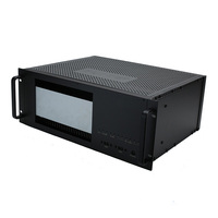 Caja Metálica de Control Industrial Electrónico de Acero Galvanizado y Lámina de Aluminio Anodizado Personalizada de 5U