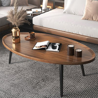 Table basse ronde minimaliste moderne pour petit salon, table d'appoint de style luxueux
