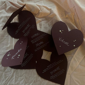 Invitaciones de Boda Personalizadas Hechas a Mano con Corte Láser 3D de Lujo con Cinta y Sobres, Tarjeta de Invitación de Boda - Product Image 4