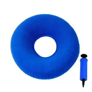 Nhãn hiệu riêng 18 "Inflatable y tế appareil đổ beignet rond PVC ghế Donut máy bơm không khí decubitus Ghế đệm cho bệnh trĩ