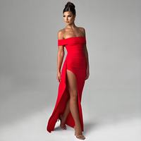 Nouvelle Robe Longue de Soirée Élégante et Sexy à Une Épaule de Haute Qualité 2026