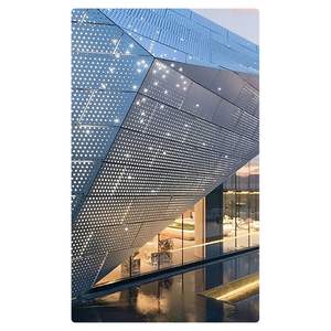 Panneaux de mur-rideau en alliage d'<span class=keywords><strong>aluminium</strong></span>, taille personnalisée, résistants à la corrosion, isolants thermiques, revêtement extérieur pour les lieux publics - Product Image 1