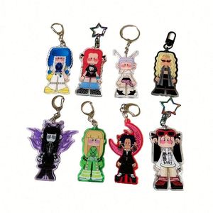 Llaveros de Acrílico Epoxi Translúcido con Personajes de Anime Personalizados, Llaveros de Resina Transparente con Fotos Digitales - Product Image 4