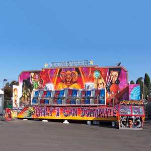 Équipement de divertissement Personnalisable Extérieur Crazy Wave Rotating Rides Fibre de verre et acier Capacité de 18 personnes - Product Image 2