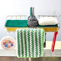 Égouttoir de rangement multifonctionnel en acier inoxydable pour robinet et évier, organisateur pour cuisine et salle de bain domestiques