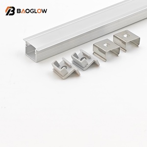 Style tendance : Bande LED encastrée au sol 12*10, personnalisable, pour profilé LED de plafond en aluminium, IP67, néon - Product Image 1
