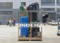 Machine à glace en tubes de 3 tonnes à prix compétitif, performance stable, couleur personnalisée pour l'industrie pêchère
