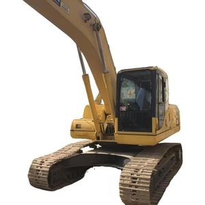 Excavateur sur chenilles Komatsu PC220 d'occasion Cylindre hydraulique 22 tonnes Composants du moteur et du noyau de la pompe Accessoires de godet à vendre - Product Image 1