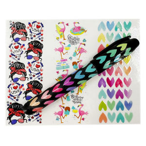 Marque privée En Gros Emballage Personnalisé <span class=keywords><strong>Nom</strong></span> <span class=keywords><strong>De</strong></span> Transfert Logo Autocollant Impression UV Stylo Wraps <span class=keywords><strong>Film</strong></span> <span class=keywords><strong>De</strong></span> Transfert Stickers pour Stylos - Product Image 3